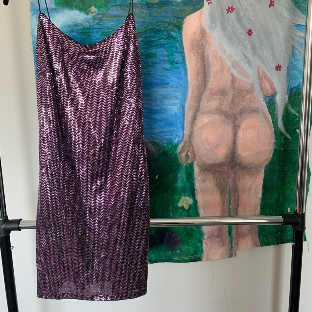 Sequent Purple/Pink Cocktail Dress
